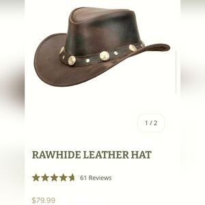 American Bison Leather Cowboy Hat